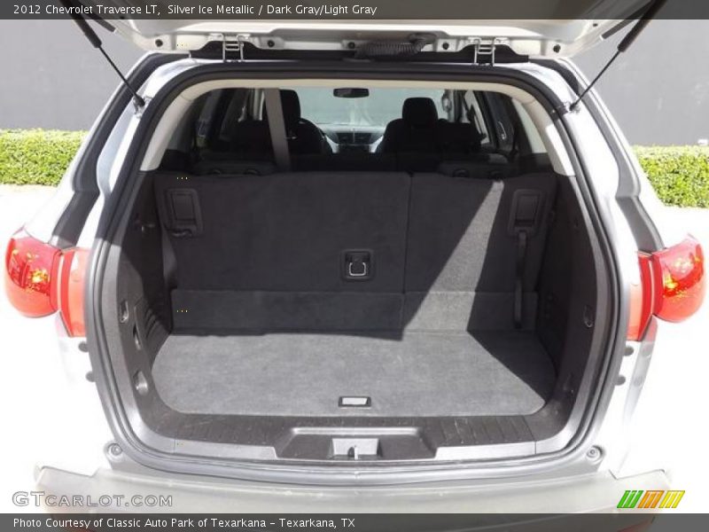 Silver Ice Metallic / Dark Gray/Light Gray 2012 Chevrolet Traverse LT