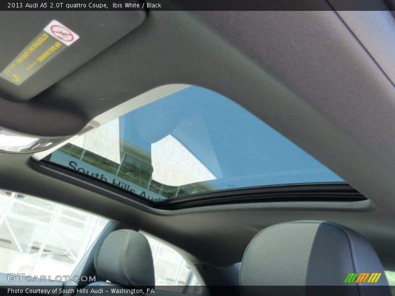 Ibis White / Black 2013 Audi A5 2.0T quattro Coupe