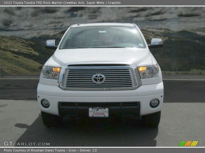 Super White / Graphite 2013 Toyota Tundra TRD Rock Warrior CrewMax 4x4