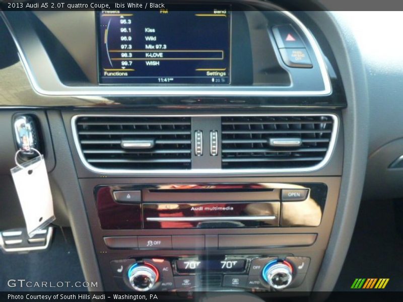 Ibis White / Black 2013 Audi A5 2.0T quattro Coupe