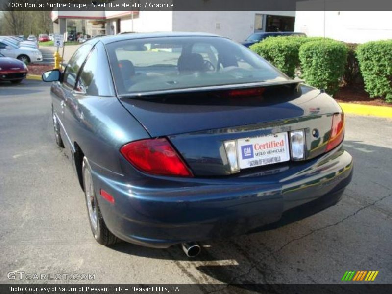 Steel Blue Metallic / Graphite 2005 Pontiac Sunfire Coupe