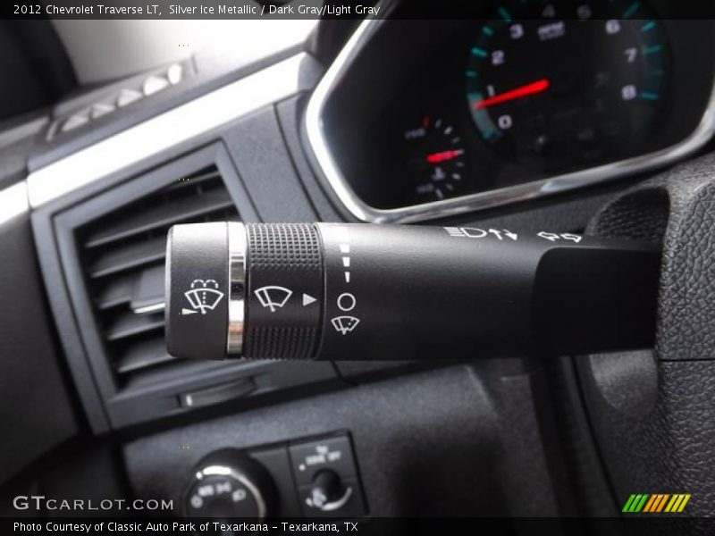 Silver Ice Metallic / Dark Gray/Light Gray 2012 Chevrolet Traverse LT