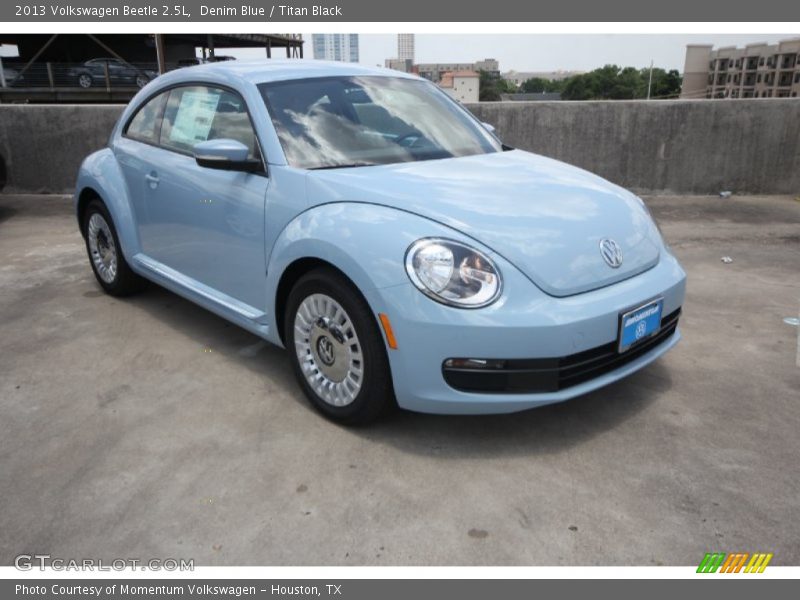 Denim Blue / Titan Black 2013 Volkswagen Beetle 2.5L