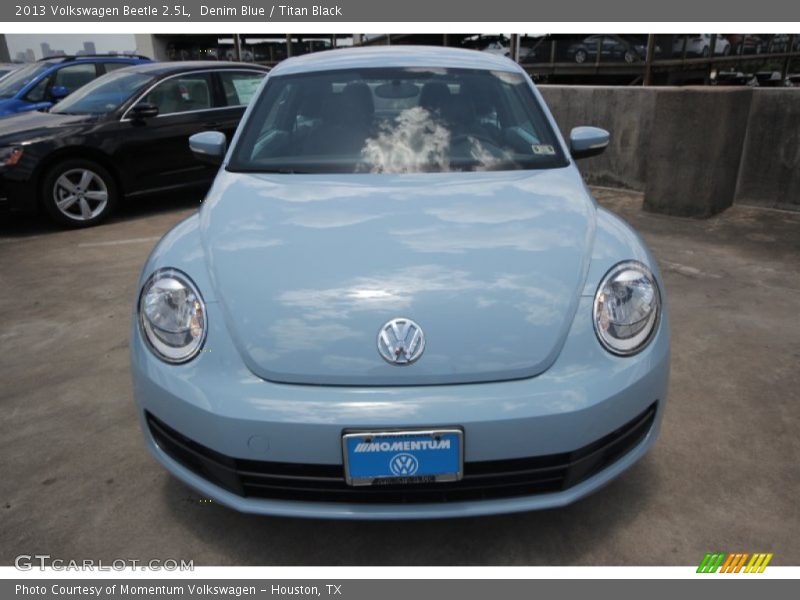 Denim Blue / Titan Black 2013 Volkswagen Beetle 2.5L