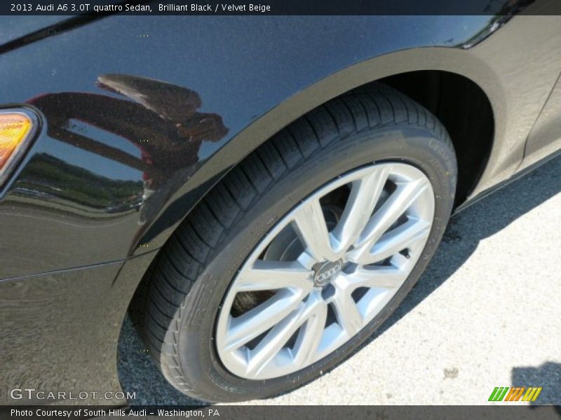 Brilliant Black / Velvet Beige 2013 Audi A6 3.0T quattro Sedan