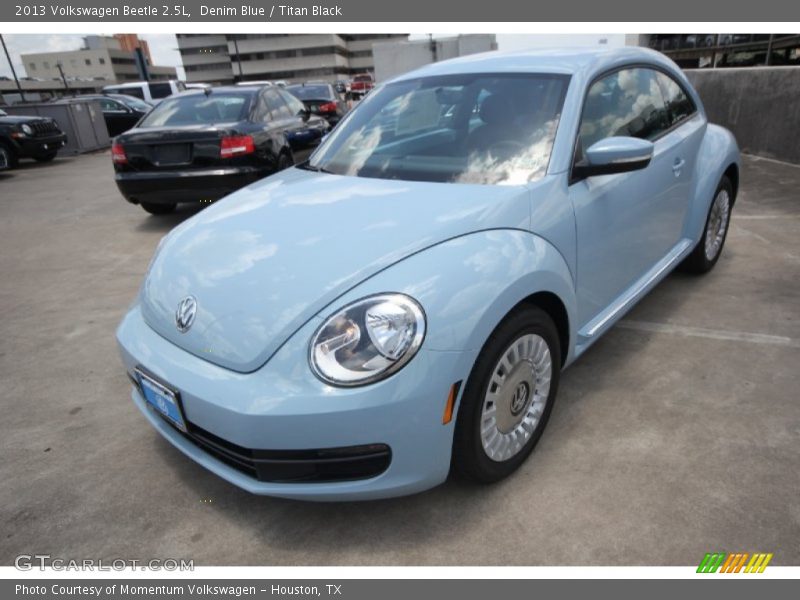 Denim Blue / Titan Black 2013 Volkswagen Beetle 2.5L
