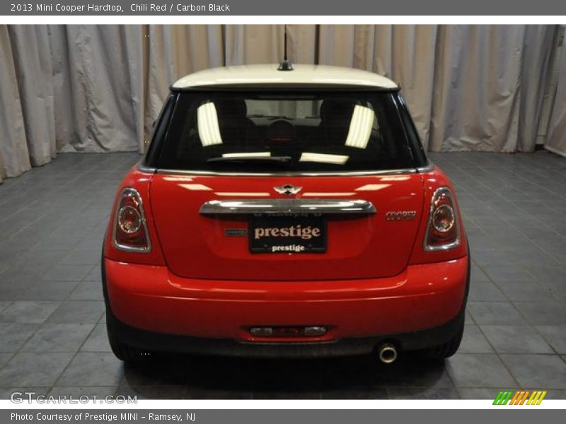 Chili Red / Carbon Black 2013 Mini Cooper Hardtop