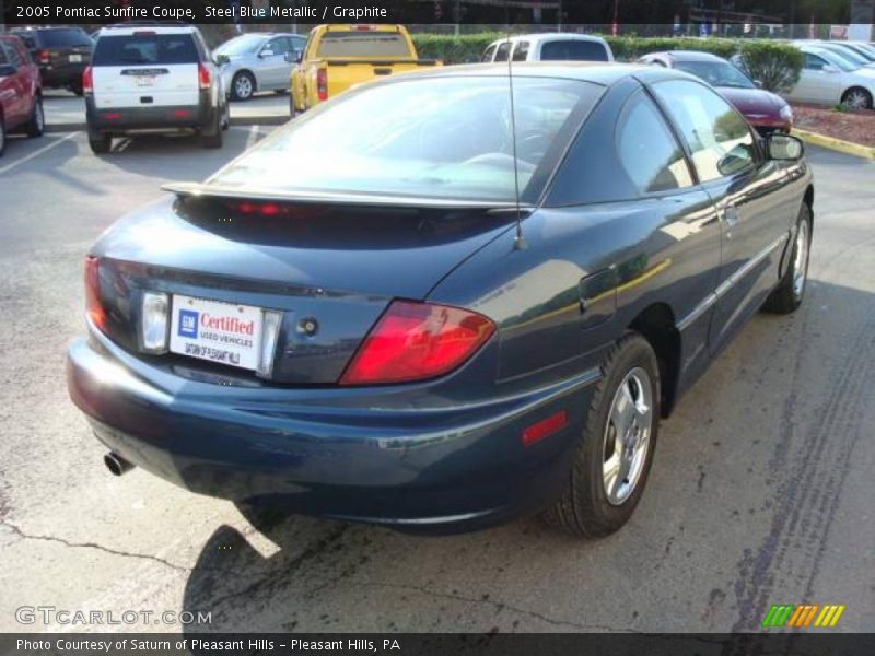 Steel Blue Metallic / Graphite 2005 Pontiac Sunfire Coupe