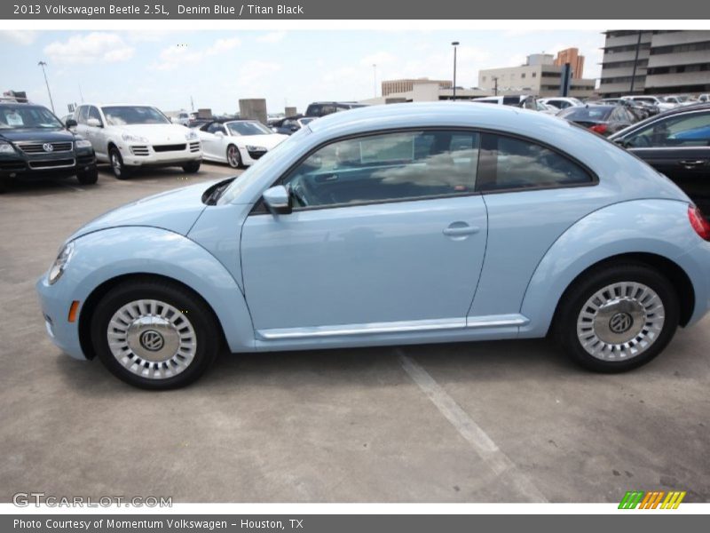 Denim Blue / Titan Black 2013 Volkswagen Beetle 2.5L