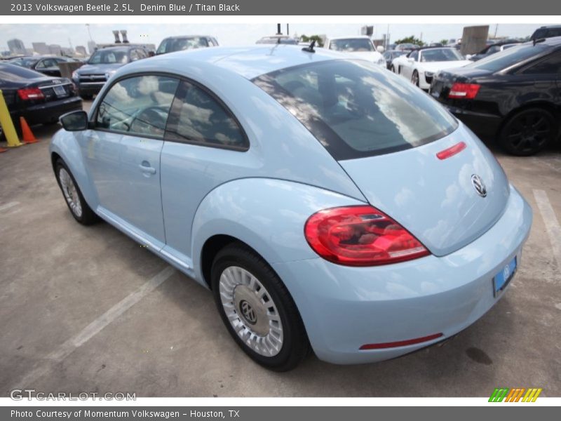 Denim Blue / Titan Black 2013 Volkswagen Beetle 2.5L