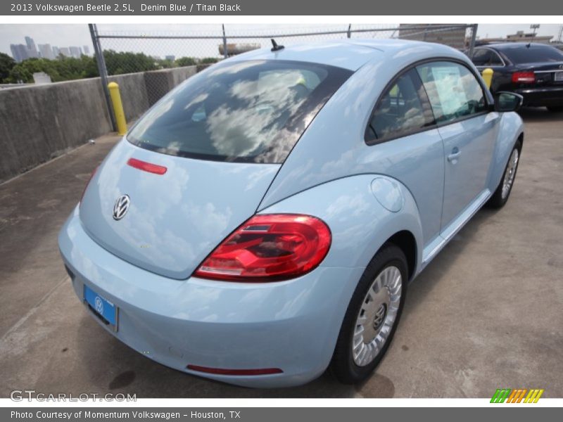 Denim Blue / Titan Black 2013 Volkswagen Beetle 2.5L