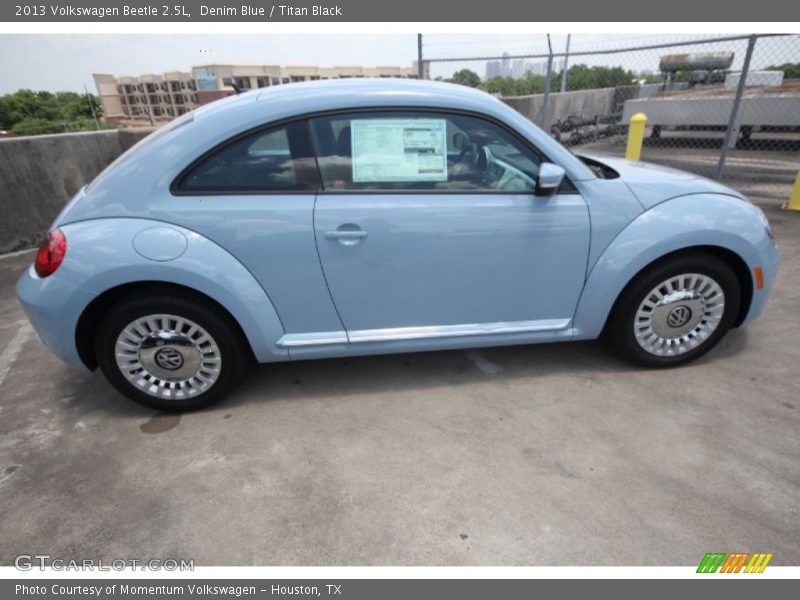 Denim Blue / Titan Black 2013 Volkswagen Beetle 2.5L