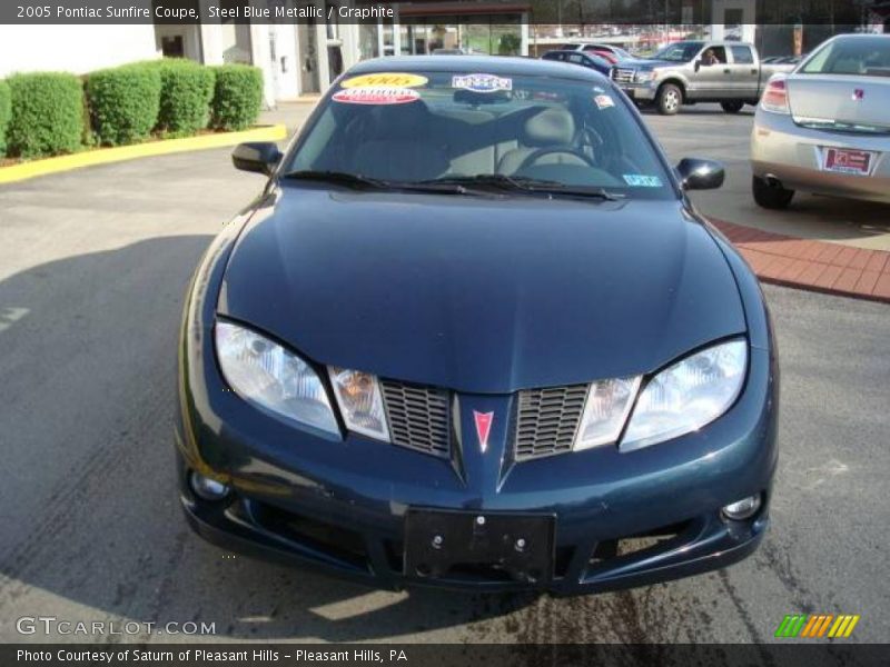 Steel Blue Metallic / Graphite 2005 Pontiac Sunfire Coupe