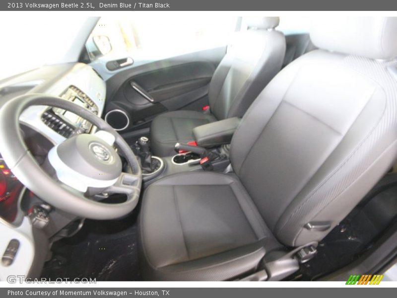 Denim Blue / Titan Black 2013 Volkswagen Beetle 2.5L