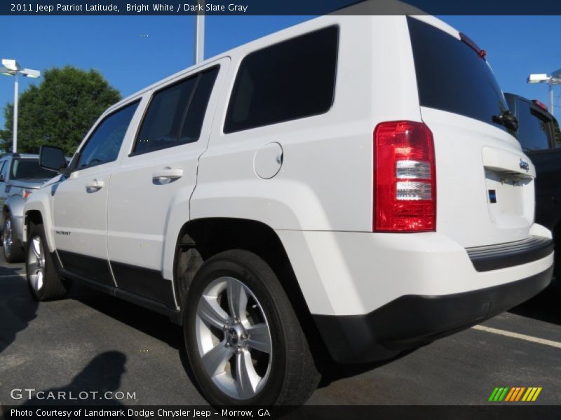 Bright White / Dark Slate Gray 2011 Jeep Patriot Latitude
