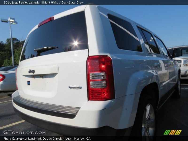 Bright White / Dark Slate Gray 2011 Jeep Patriot Latitude