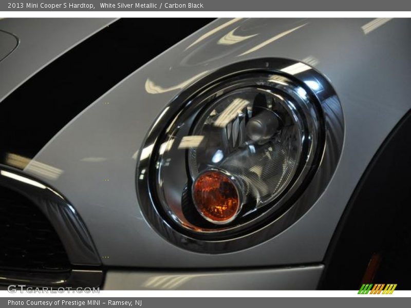 White Silver Metallic / Carbon Black 2013 Mini Cooper S Hardtop