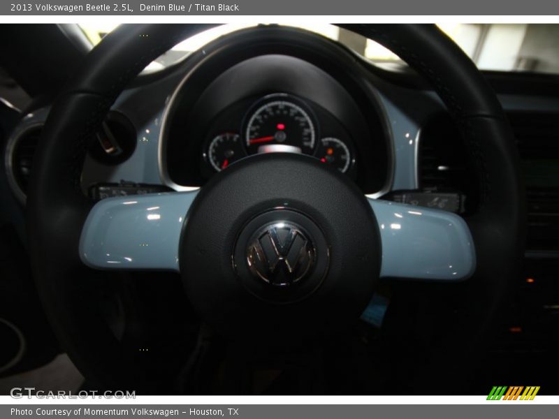 Denim Blue / Titan Black 2013 Volkswagen Beetle 2.5L