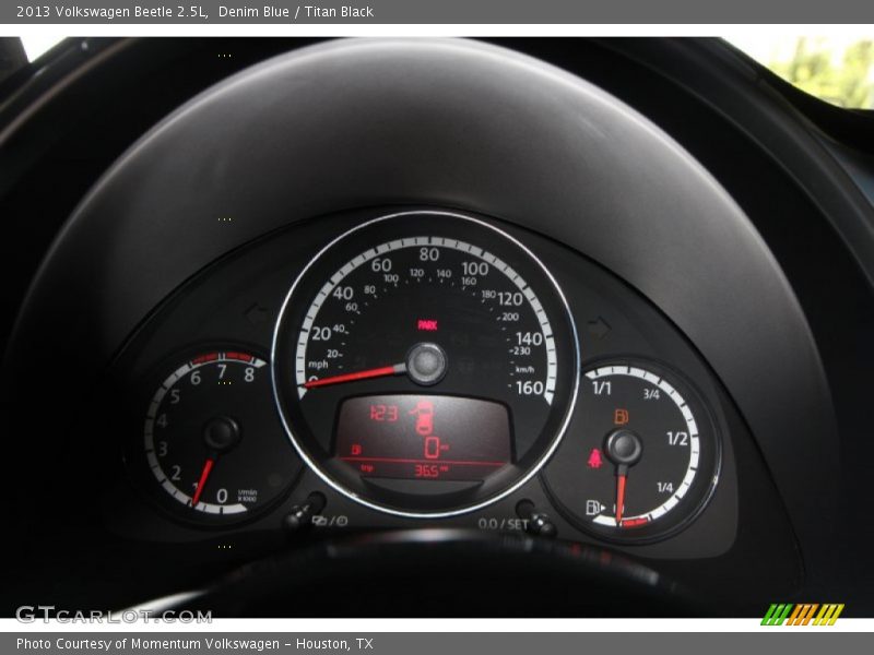 Denim Blue / Titan Black 2013 Volkswagen Beetle 2.5L