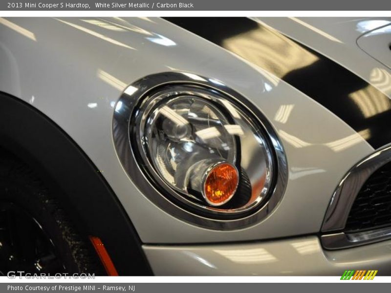 White Silver Metallic / Carbon Black 2013 Mini Cooper S Hardtop