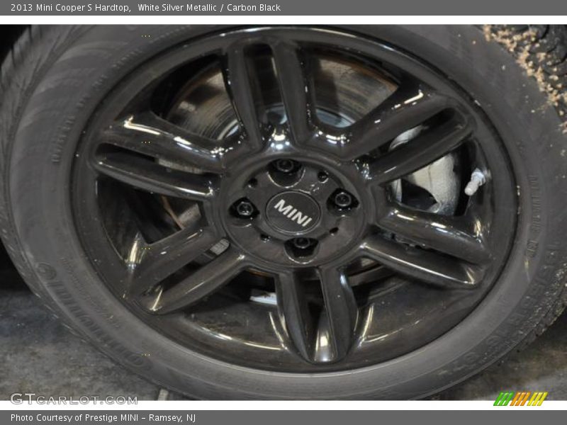 White Silver Metallic / Carbon Black 2013 Mini Cooper S Hardtop