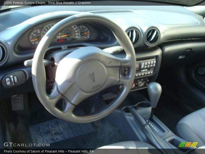 Steel Blue Metallic / Graphite 2005 Pontiac Sunfire Coupe