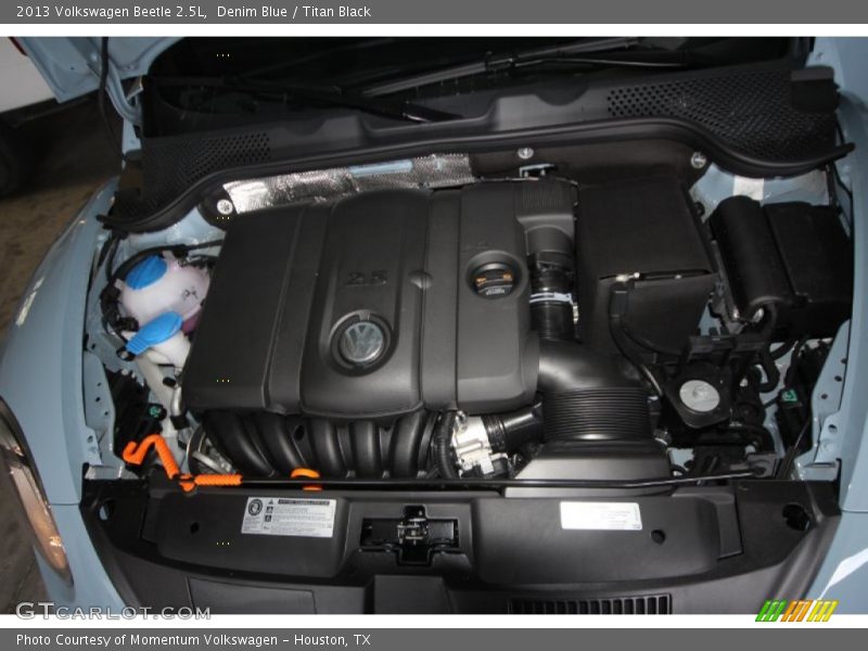 Denim Blue / Titan Black 2013 Volkswagen Beetle 2.5L
