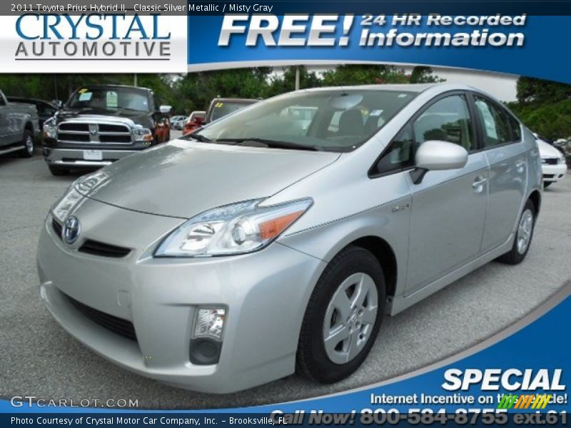 Classic Silver Metallic / Misty Gray 2011 Toyota Prius Hybrid II