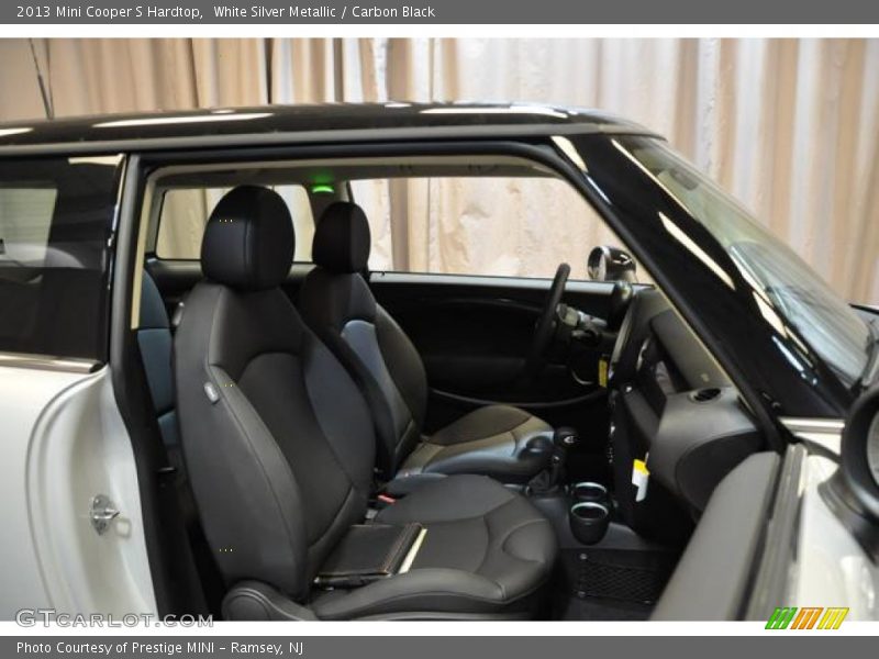 White Silver Metallic / Carbon Black 2013 Mini Cooper S Hardtop