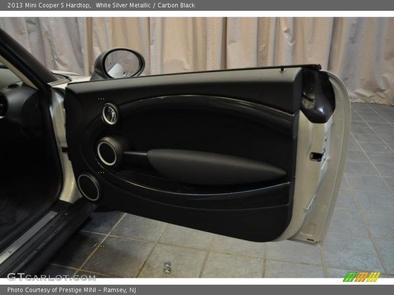White Silver Metallic / Carbon Black 2013 Mini Cooper S Hardtop