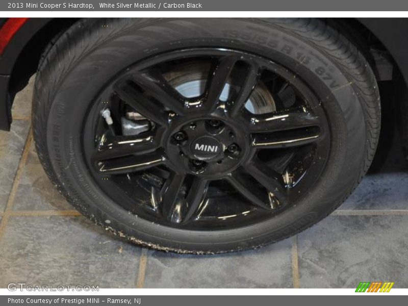 White Silver Metallic / Carbon Black 2013 Mini Cooper S Hardtop