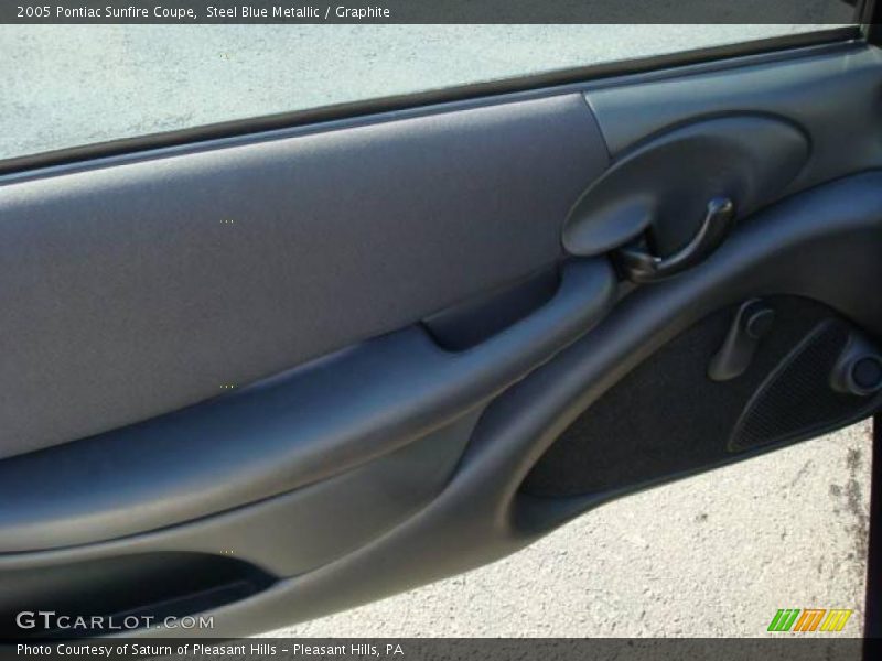 Steel Blue Metallic / Graphite 2005 Pontiac Sunfire Coupe