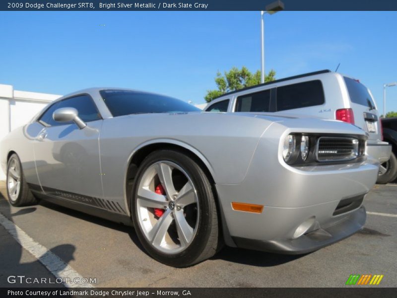 Bright Silver Metallic / Dark Slate Gray 2009 Dodge Challenger SRT8