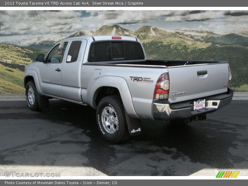 Silver Streak Mica / Graphite 2013 Toyota Tacoma V6 TRD Access Cab 4x4