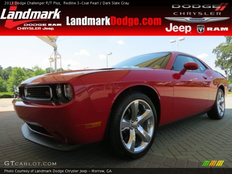 Redline 3-Coat Pearl / Dark Slate Gray 2013 Dodge Challenger R/T Plus