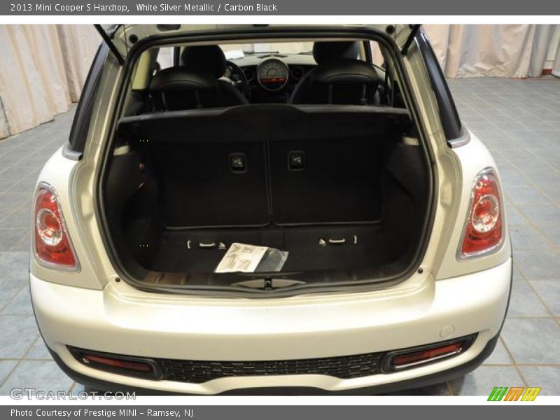 White Silver Metallic / Carbon Black 2013 Mini Cooper S Hardtop