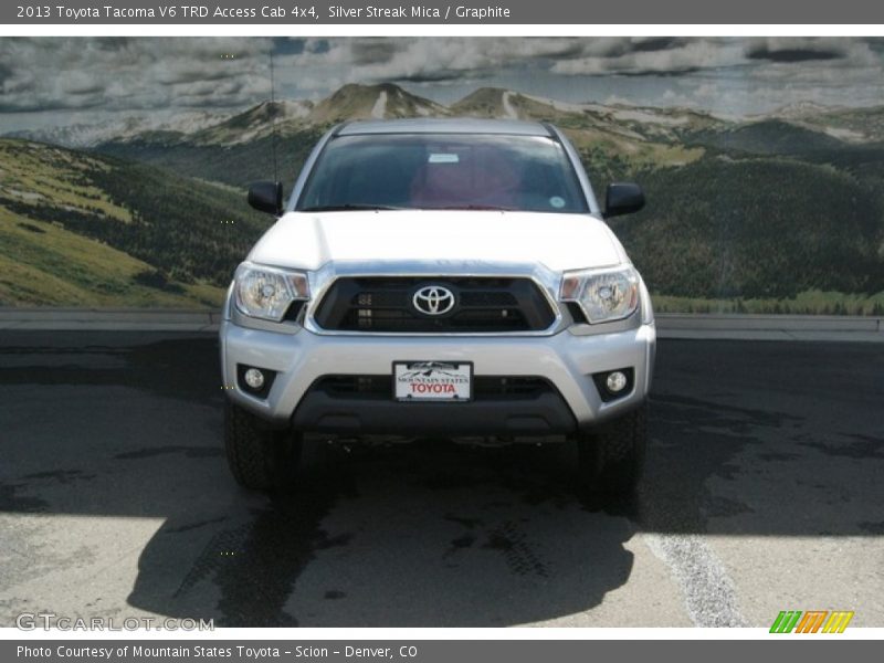 Silver Streak Mica / Graphite 2013 Toyota Tacoma V6 TRD Access Cab 4x4