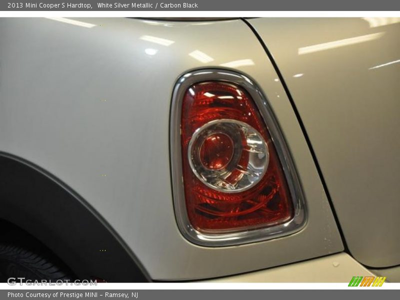 White Silver Metallic / Carbon Black 2013 Mini Cooper S Hardtop