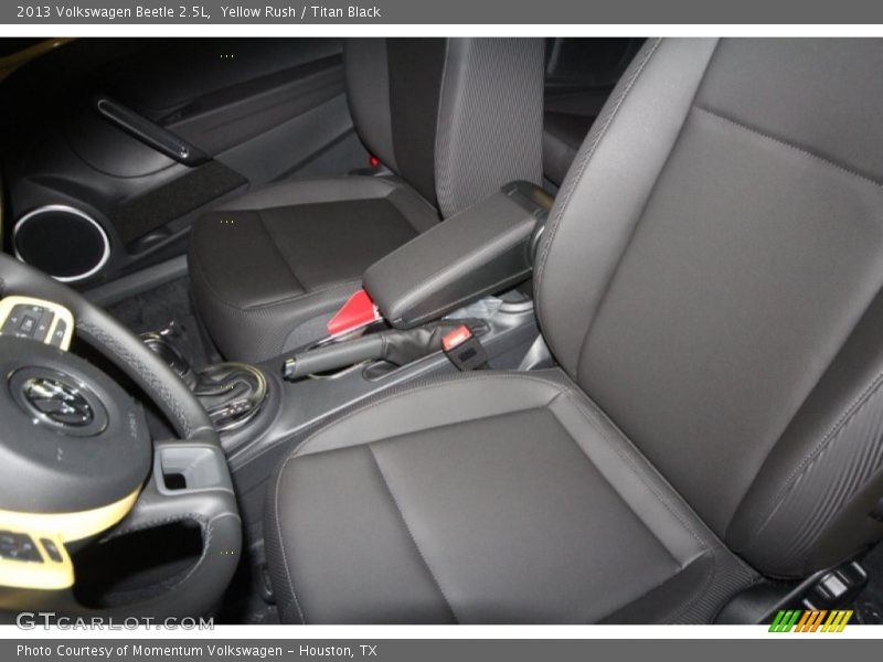 Yellow Rush / Titan Black 2013 Volkswagen Beetle 2.5L