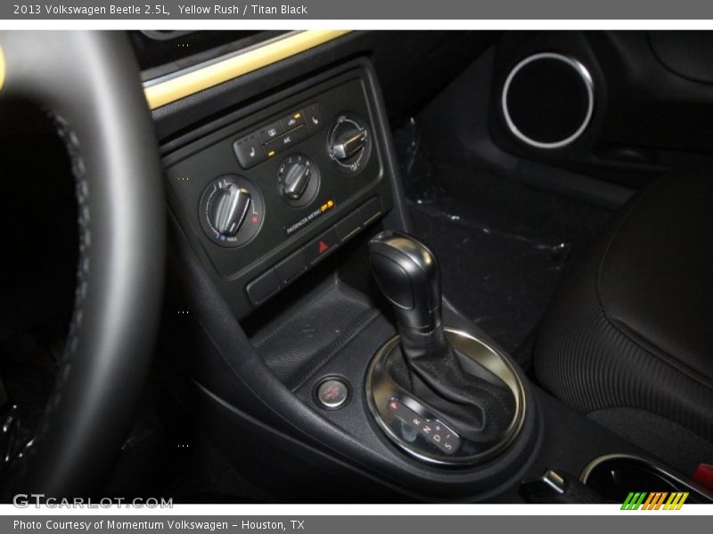 Yellow Rush / Titan Black 2013 Volkswagen Beetle 2.5L