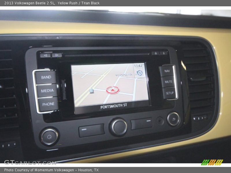 Yellow Rush / Titan Black 2013 Volkswagen Beetle 2.5L