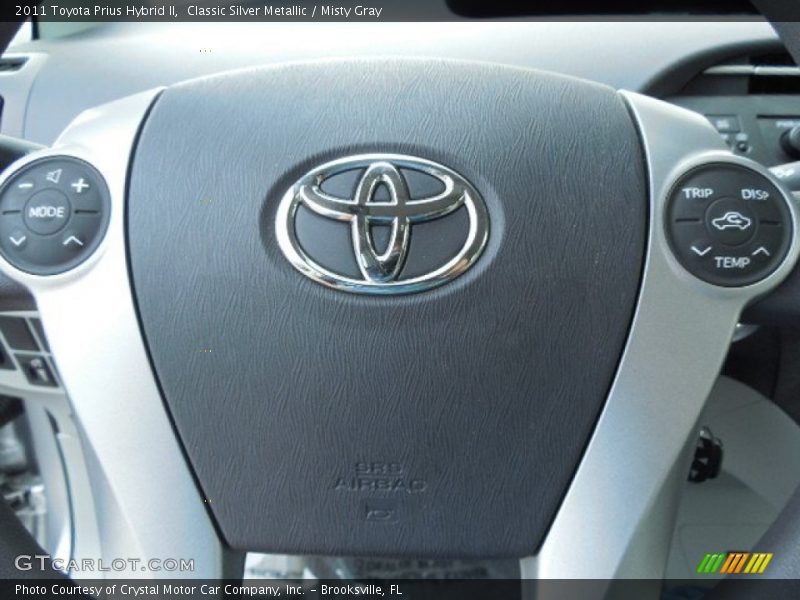 Classic Silver Metallic / Misty Gray 2011 Toyota Prius Hybrid II