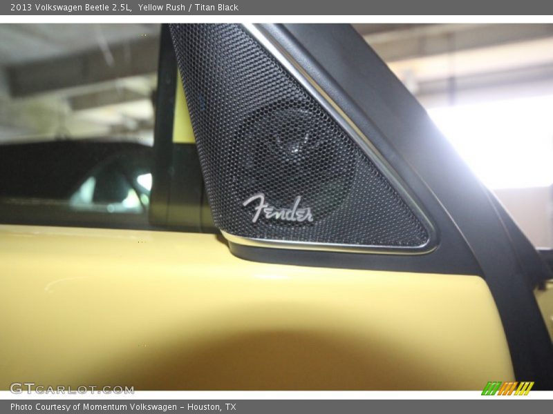Yellow Rush / Titan Black 2013 Volkswagen Beetle 2.5L