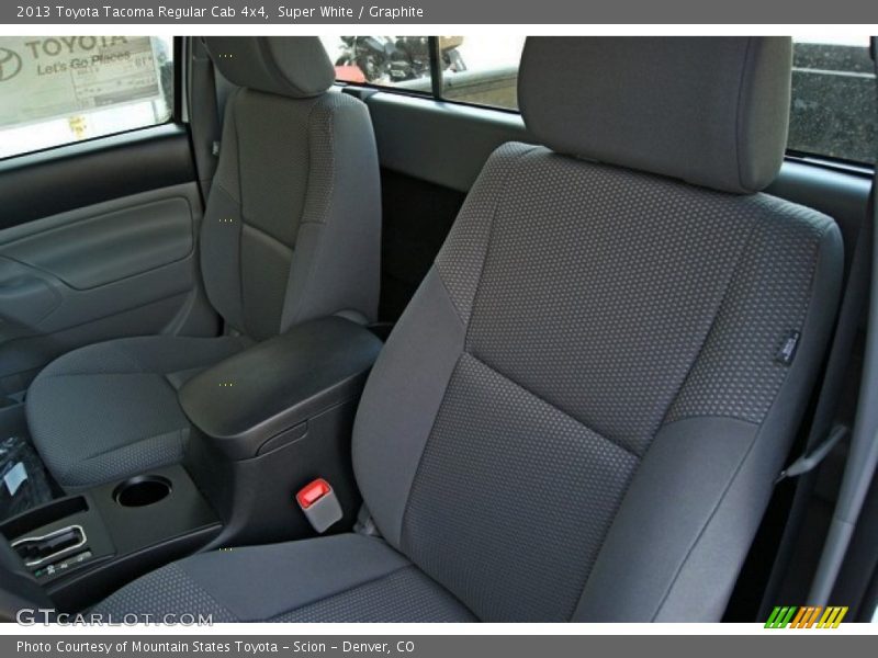 Super White / Graphite 2013 Toyota Tacoma Regular Cab 4x4