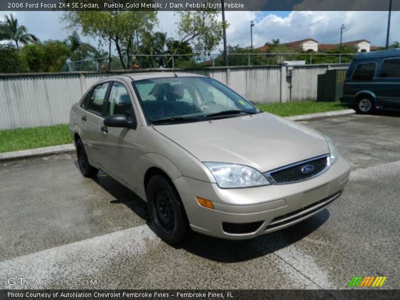 Pueblo Gold Metallic / Dark Pebble/Light Pebble 2006 Ford Focus ZX4 SE Sedan
