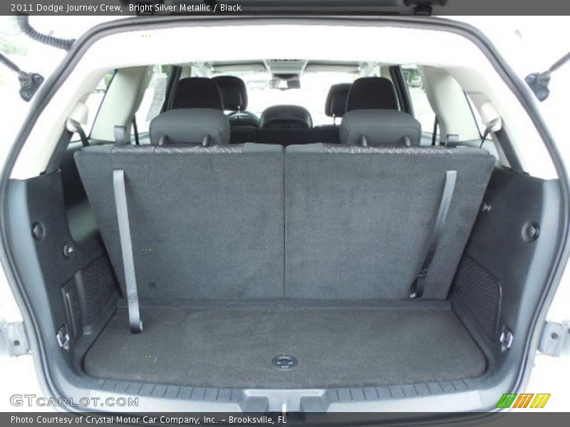 Bright Silver Metallic / Black 2011 Dodge Journey Crew