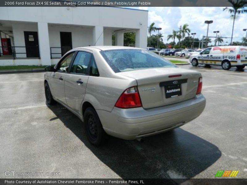 Pueblo Gold Metallic / Dark Pebble/Light Pebble 2006 Ford Focus ZX4 SE Sedan