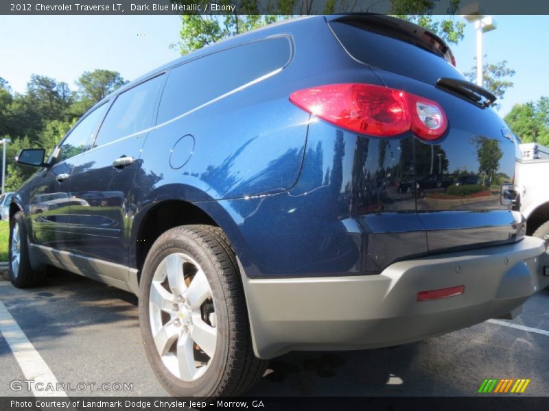Dark Blue Metallic / Ebony 2012 Chevrolet Traverse LT