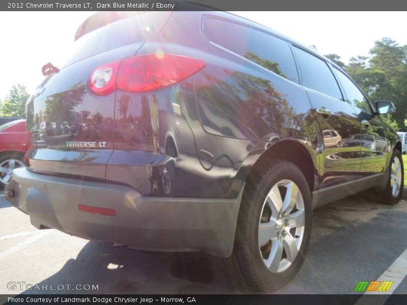 Dark Blue Metallic / Ebony 2012 Chevrolet Traverse LT
