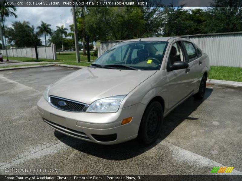Pueblo Gold Metallic / Dark Pebble/Light Pebble 2006 Ford Focus ZX4 SE Sedan